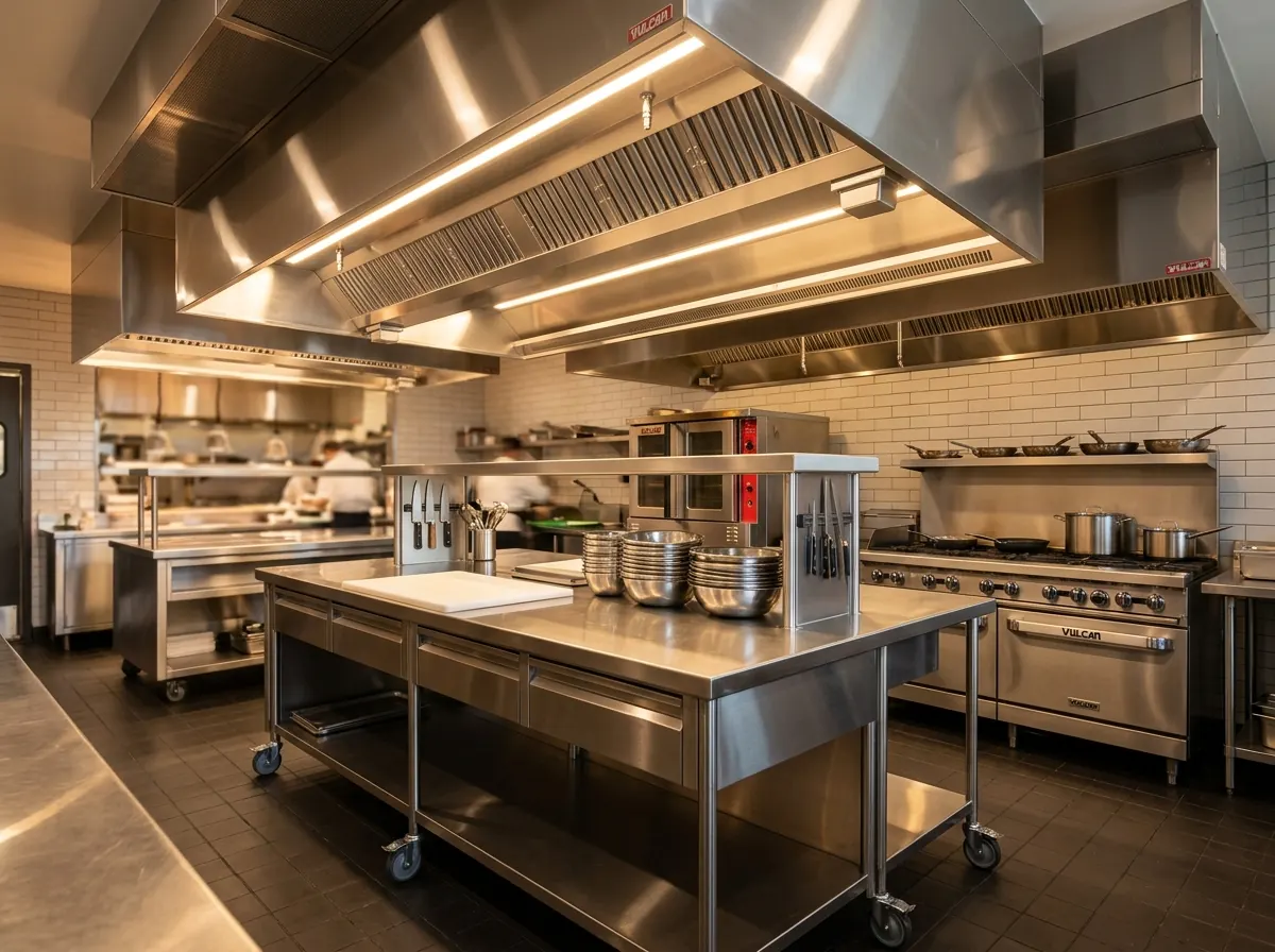 Hospitality stainless steel design